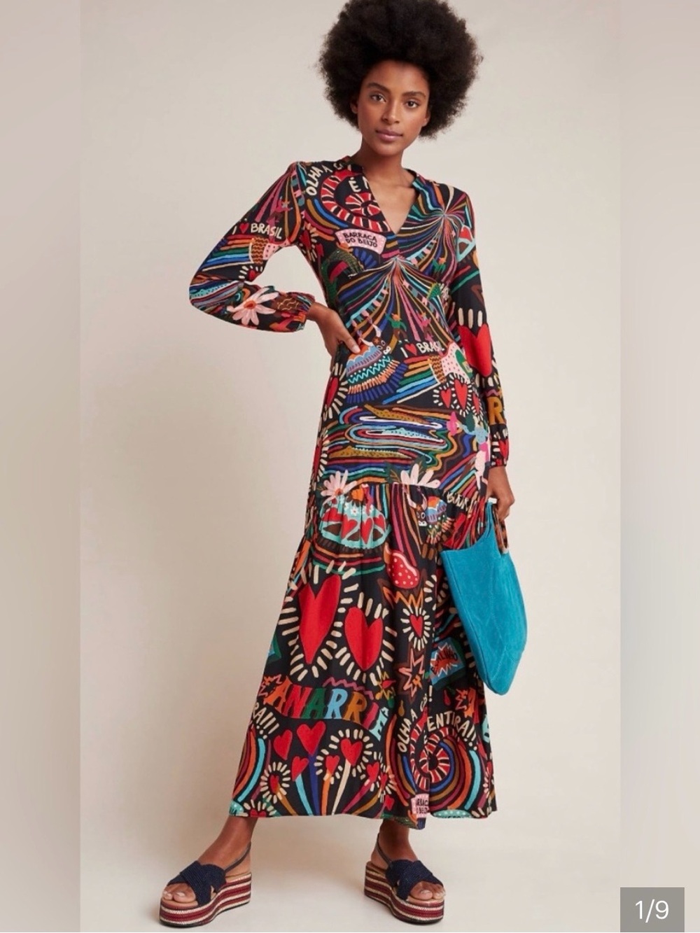 Anthropologie / Farm Rio Baleares Maxi Dress